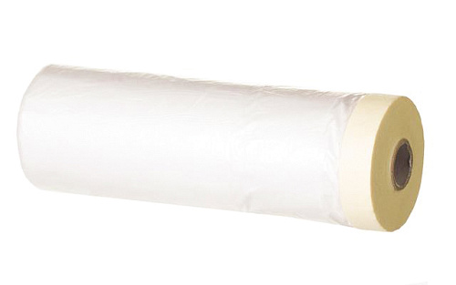  Пленка защитная с малярной лентой, 9 мк, рулон 1,5 х 25 м (Remocolor) (шт.) 