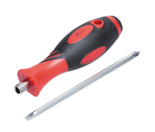  Отвертка комбинированная, двухкомпонентная рукоятка SL6 * PH2 (Hobbi) (шт.) 