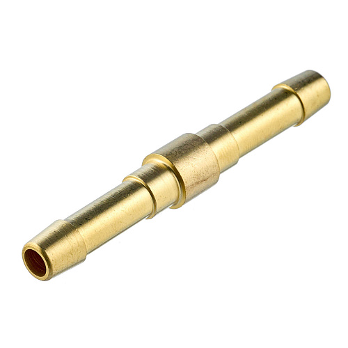  Соединитель неразъёмный, ø6 и 6 мм, латунь 