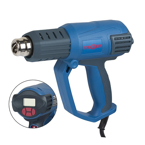  Фен Trigger 20062 2000 Вт 50-650 град. ЖК дисплей 4 насадки 
