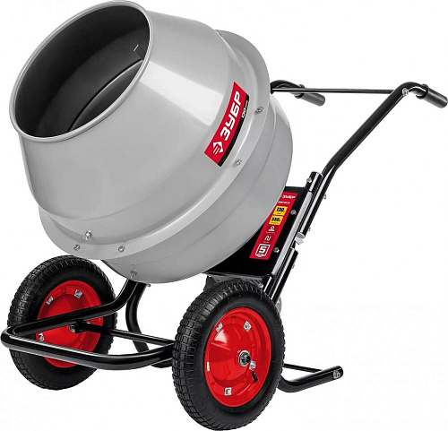  ЗУБР 130 л, бетономешалка, червячный редуктор 