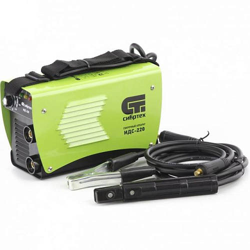  Инвертор дуговой сварки ИДС-220, 220 А, ПВ 80%, диам.эл. 1,6-5 мм// СИБРТЕХ 