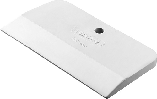  Шпатель STAYER "MASTER" резиновый белый, 150мм 