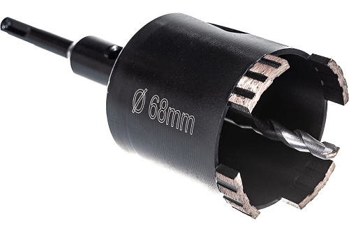  Росомаха Коронка алмазная с переходником SDS+ 68х70 мм по бетону 500068 