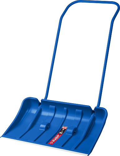  Снеговой движок (скрепер) ЗУБР СКАНДИНАВИЯ 800 мм пластиковый ковш с алюминиевой планкой с колесикам 