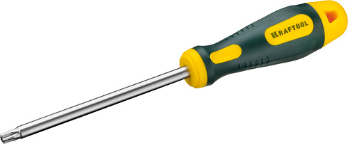  Отвертка TORX Hole №45x125мм, Cr-Mo-V сталь, двухкомпонентная противоскользящая рукоятка, KRAFTOOL 