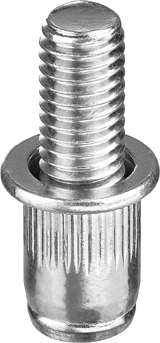  Винтовые заклепки Bolt, М6 х 10.5 мм, стальные, штифт 10 мм, 150 шт, KRAFTOOL 