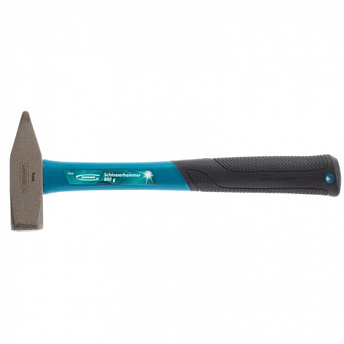  Молоток слесарный, 800 г, квадратный боек, фибергласовая обрезиненная рукоятка// GROSS 