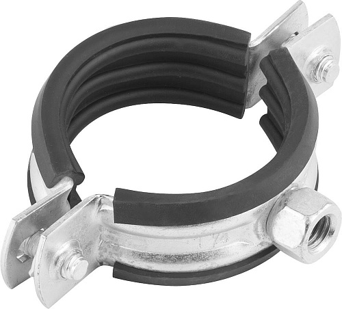  Хомут трубный 99-108 (М8/М10) с уплотнителем 