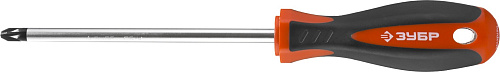  Отвертка ЗУБР "МАСТЕР", Cr-v, эргономичная двухкомпонентная рукоятка, PZ3x150мм 