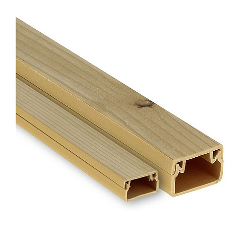  Кабель-канал ПВХ 12х12 мм, двойной замок, сосна 3D (2 м) 