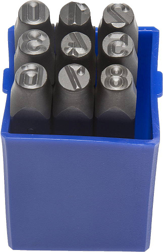  Клейма ЗУБР цифровые арабские, шрифт 8мм 