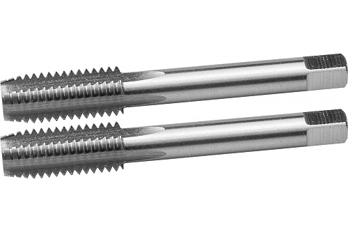  Метчики машинно-ручные М8х1, 2шт, комплект. для нарез.метр.резьбы в сквоз.отв., ЗУБР ПРОФЕССИОНАЛ 