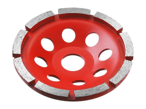  Чашка алмазная шлифовальная по бетону 125мм сегментная однорядная, ЗУБР "МАСТЕР" 