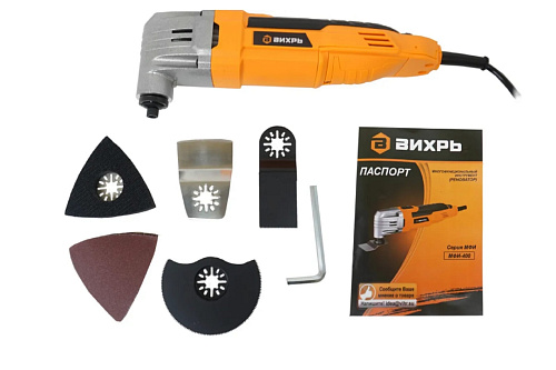  Многофункциональный инструмент (реноватор) МФИ-400 в кейсе Вихрь, , шт 