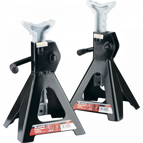  Подставки под автомобиль регулируемые, 3 т, h подъема  295-425 мм, 2 шт.// MATRIX 