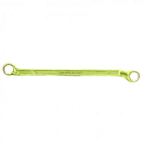 Ключ накидной изогнутый, 12 х 13 мм, желтый цинк// СИБРТЕХ 