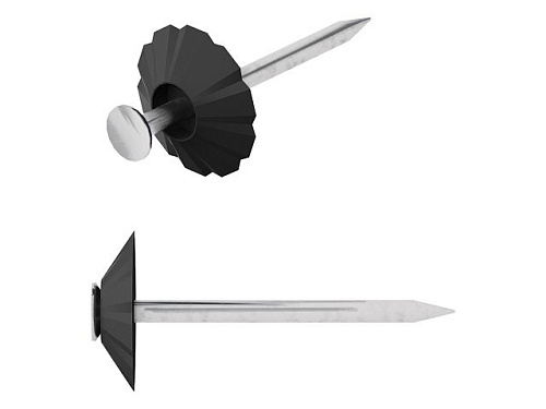  Гвозди декоративные 1.8х32 мм черная шляпка (100 шт в зип-локе) STARFIX 