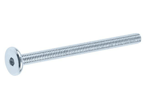  Винт М6х20 мм с плоск. голов. и внутр. шестигр., цинк,  (10 шт в зип-локе) STARFIX 