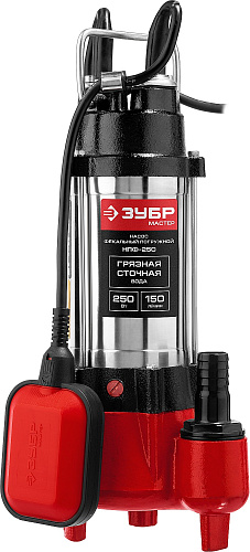  Фекальный погружной насос Зубр НПФ-250 