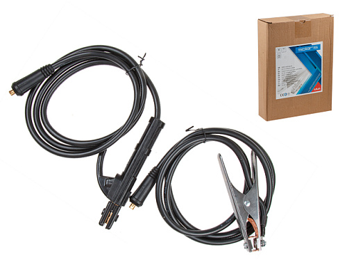  Комплект сварочный для MMA (до 200А, 2 + 2 м) SOLARIS 