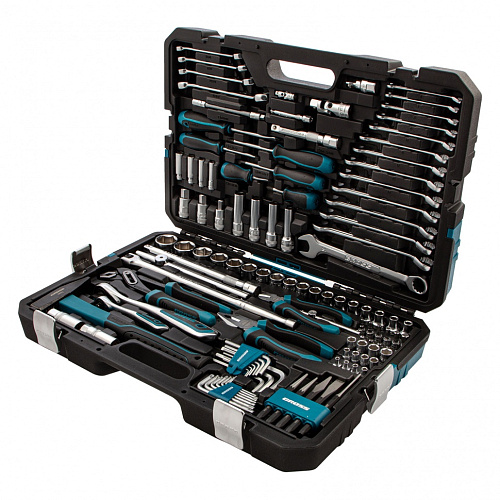  Набор инструментов 115 пред. , 120 зубьев, CrV, 1/4", 1/2" Gross 