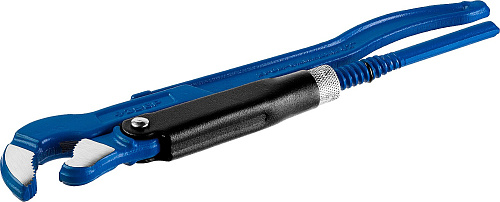  Ключ трубный, изогнутые губки №1, STAYER HERCULES-S 