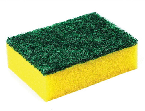  Губки для мытья посуды optima 96х64х27, Very, 10 шт, (уп.) 