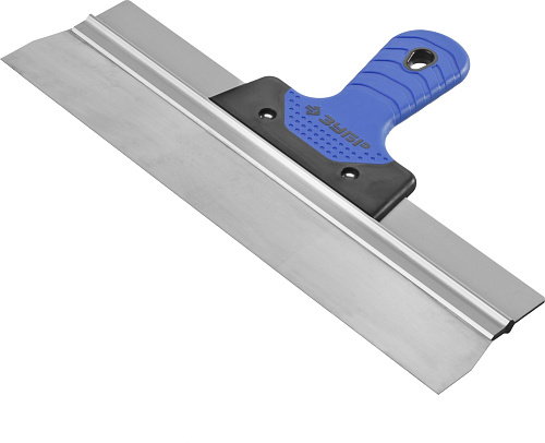  Шпатель ЗУБР "ПРОФЕССИОНАЛ" ФАСАДНЫЙ нержавеющий, 2к ручка. 350мм 