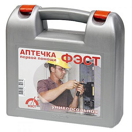  Аптечка ФЭСТ универсальная (пластиковый футляр 210х210х75) 