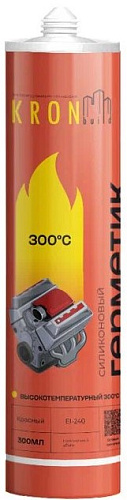  Герметик высокотемпературный 300°C (красный) 300 мл. 