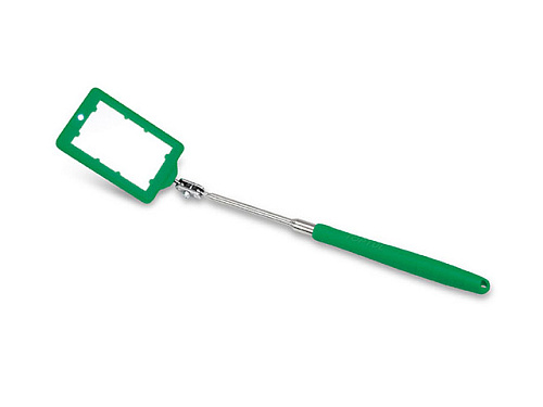  Зеркало телескопическое с подсветкой прямоугольное 44х66мм 275-965мм TOPTUL (JJAM0397) 