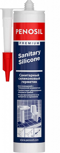  Герметик силиконовый белый, санитарный 280мл PENOSIL 