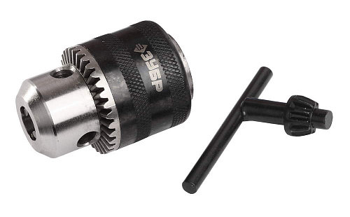  Патрон цельнометаллический с ключом "ПРОФЕССИОНАЛ" (0.8-10 мм; 1/2") для дрелей Зубр 2908-10-1/2_z02 