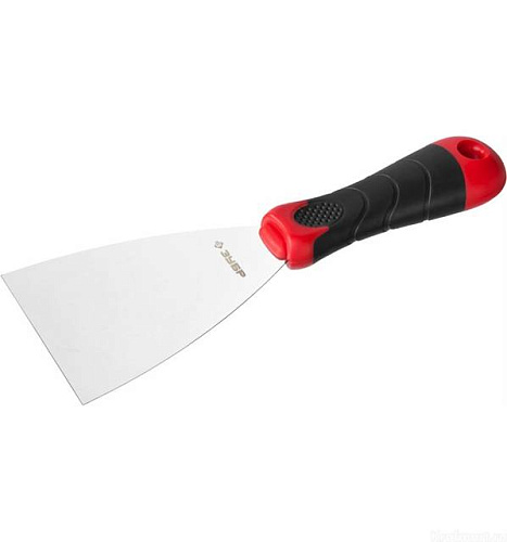  Шпатель ЗУБР "МАСТЕР", профилированное нержавеющее полотно, 2к ручка, 40мм 