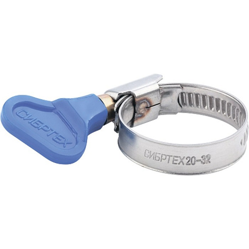  Хомуты металлические элемент крепления с формой ключа 10-16мм,100шт/уп// СИБРТЕХ 