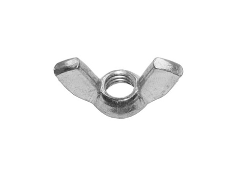  Гайка М10 барашковая, цинк, DIN 315 (4 шт в зип-локе) STARFIX 