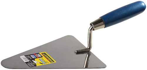  Кельма STAYER "PROFI", "треугольник", нержавеющее полотно, деревянная рукоятка, 200мм 