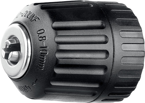  Патрон быстросменный для дрели 10 мм, 1/2", Д 0 8-10мм пластиковый корпус Stayer 29052-10-1/2 