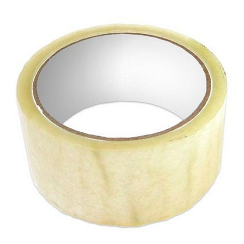  Липкая лента скотч упаковочная 48мм х 66м х 38мкм (прозр.) вт. белая 