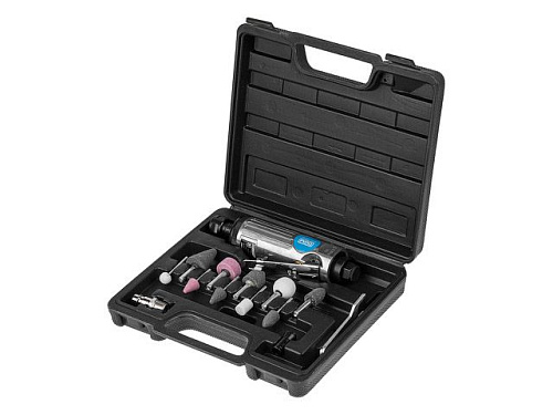  Пневмошлифмашина прямая DGM DTG-2502  с набором шарошек 