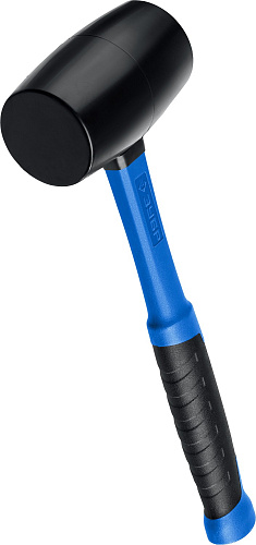  Чёрная резиновая киянка ЗУБР Профессионал 680 г 