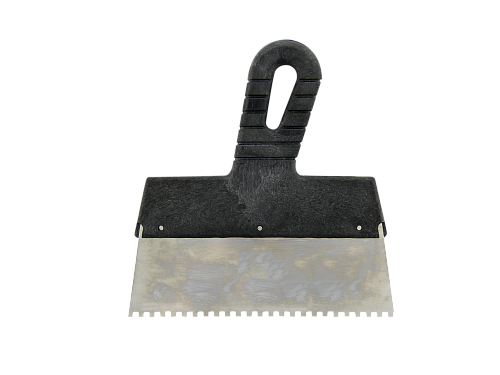  Шпатель Lux нержавеющая сталь зубчатый 150 мм (10 х 10) ПИ 