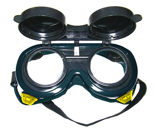  Очки газосварщика с откидными светофильтрами (шт.) 