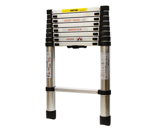  Лестница телескопическая 2,6 м (без чехла) 