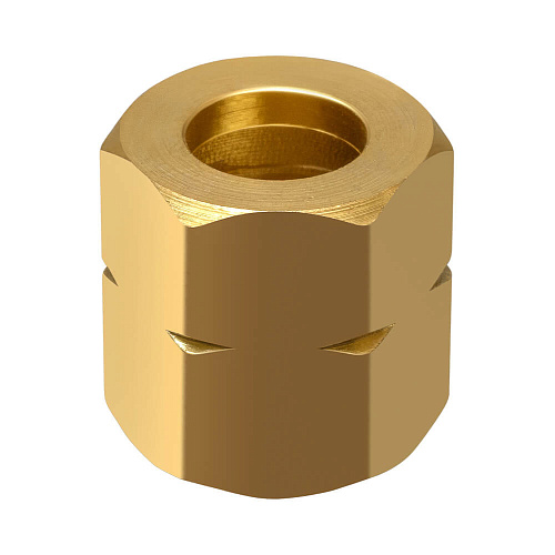  Гайка накидная М12х1,25LH, латунь 