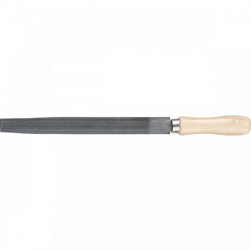  Напильник, 300 мм, полукруглый, деревянная ручка// СИБРТЕХ 