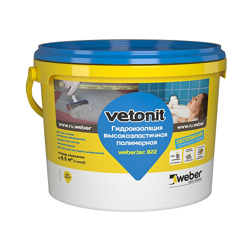  Мастика Weber vetonit тек. 822 розовый (4 кг) 