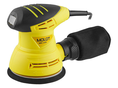  Эксцентриковая шлифмашина MOLOT MRS 1225 в кор. 250 Вт, 125 мм, 12000 об/мин 