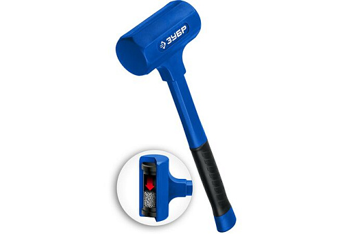  Молоток безинерционный облитый эластомером ЗУБР БМО 1800 г 60 мм 